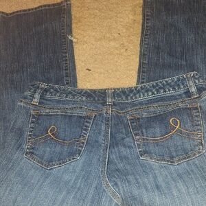 LOFT Women's Blue Boot Cut Jeans